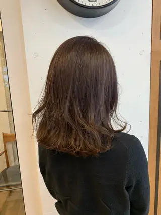 セミロング まろやかカラー🤎 みなとまほのヘアスタイル