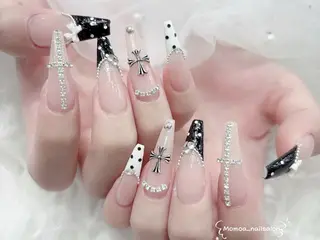 ネイル MoMoA Nail ネイル長さ出し専門店のネイルデザイン