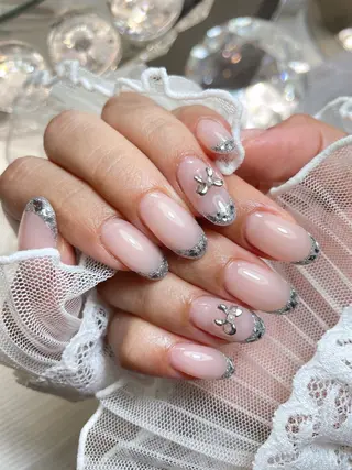 ネイル 23時まで❤︎韓国、 ワンホンネイルのネイルデザイン