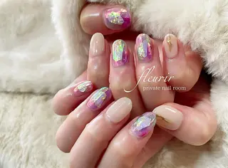 ネイル フルリール 【プライベートサロンのネイルデザイン