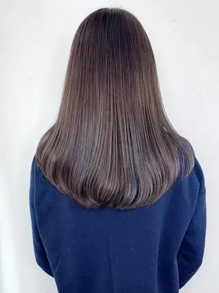 セミロング アレンヘアー広島駅前 天河のヘアスタイル