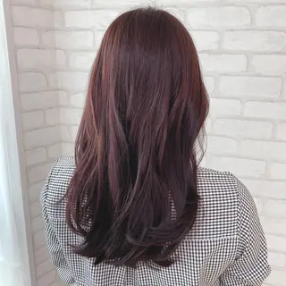 セミロング カラー abilita AZUSAのヘアスタイル