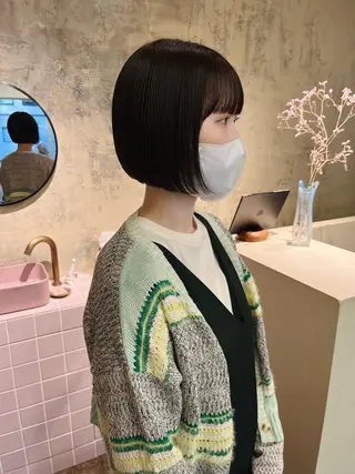 ショート 西山 紗耶香🪽 透明感カラー/ボブのヘアスタイル