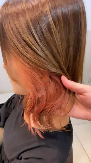 ロング Wカラー🎀/ 韓国風/TOMOMIのヘアスタイル