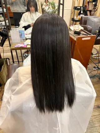 ロング 縮毛矯正/ 銀座/カイのヘアスタイル