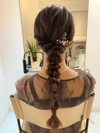 ロング ✨色持ちの良い艶 カラー✨蟹江真世のヘアスタイル