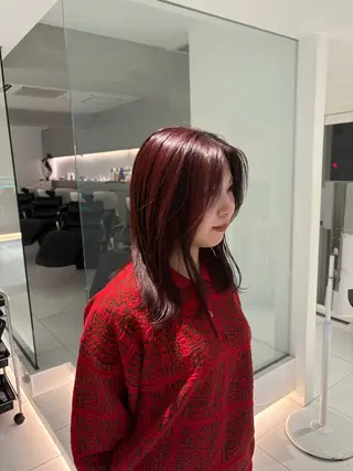 セミロング カラー 🦄Rena 🦄のヘアスタイル