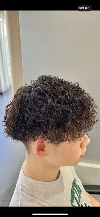 ショート パーマ メンズ 立川メンズパーマ職人 小泉文人のヘアスタイル