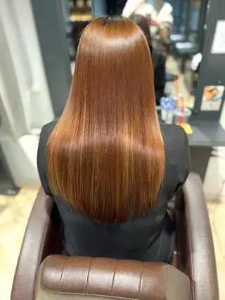 ロング リピート90%超/縮 毛矯正/髪質改善井口のヘアスタイル