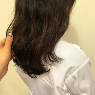 ロング カラー 酸性縮毛矯正🧴韓国 レイヤー/髪質改善のヘアスタイル