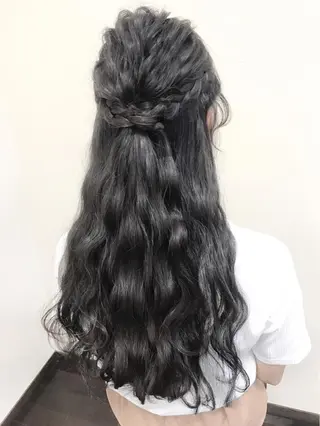 ロング ヘアアレンジ 沢田 瞳のヘアスタイル