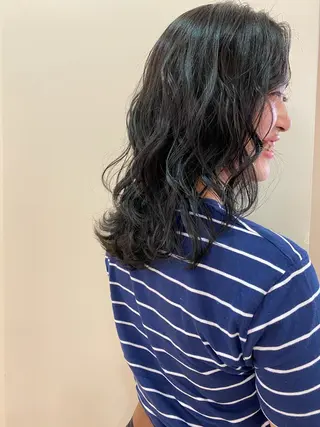 ミディアム カラー レイヤー/ウルフ🤎 mayo.のヘアスタイル