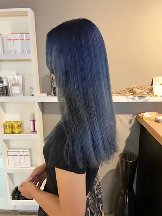 ロング カラー daiki 原宿のヘアスタイル