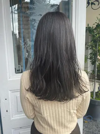 セミロング カラー 渡辺 瑠美のヘアスタイル