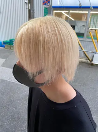 ミディアム カラー パーマ ヘアアレンジ メンズ キッズ ネイル マツエク・マツパ emu所属・🌈髪質改善・美髪矯 正・平野瀬乃🌈のヘアスタイル