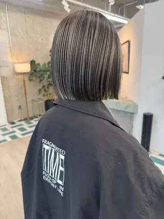 ショート カラー ブリーチ/ハイトーン /ボブ/MIKU💫のヘアスタイル