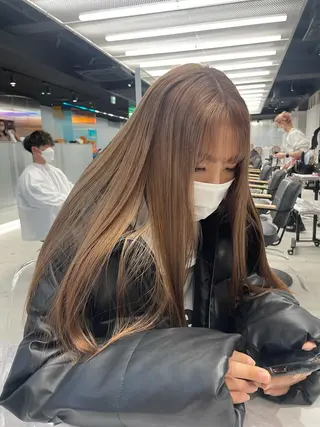 ロング カラー モモ 🍑のマツエク・マツパデザイン