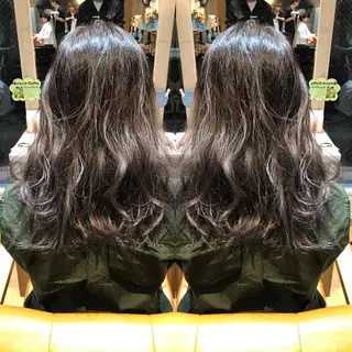 ミディアム カラー 髪質改善特化 ミサワコウキのヘアスタイル