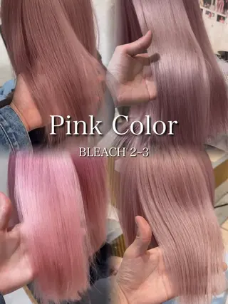 カラー ハイトーンヘア れおん🌙のヘアスタイル