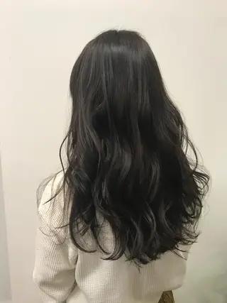 ロング カラー デザインカラー🌈 高木リョウのヘアスタイル