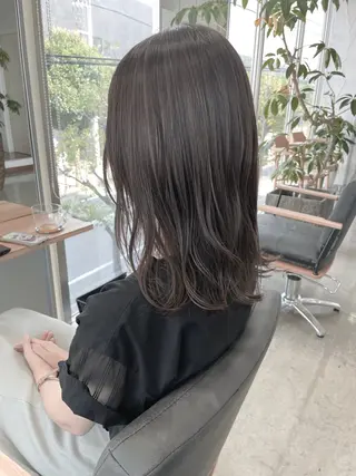 ミディアム カラー 髪質改善とカラー特化 ✨Terraceのヘアスタイル