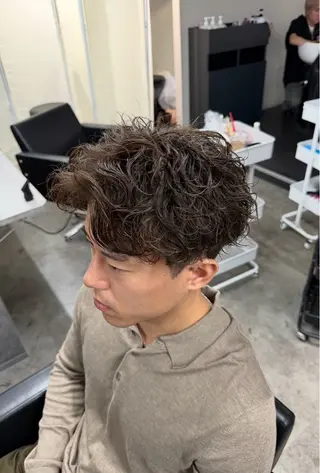 パーマ シャドウパーマ/立川 メンズ/コタロウのヘアスタイル