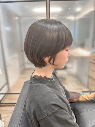 ショート シノハラ ガクト ショート/白髪ぼかしのヘアスタイル