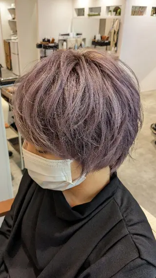 ショート カラー 山口 惇史のヘアスタイル