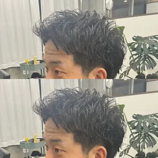 ショート パーマ メンズ メンズ満足度No.1 代表　北野拓海　蕨のヘアスタイル