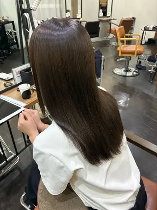 ロング カラー ヘアアレンジ 🍒ᩚ名駅/艶髪 縮毛矯正/あゆ🍒ᩚのヘアスタイル