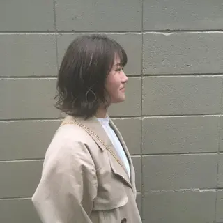 ミディアム カラー しのはら まどかのヘアスタイル