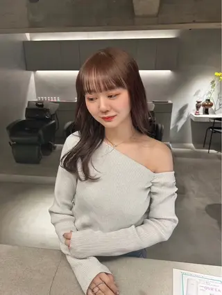 ロング 大石 明葉のヘアスタイル