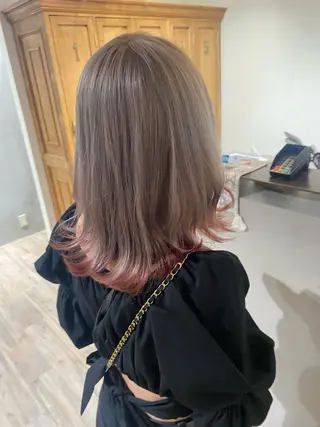 ミディアム カラー Ly a jitto  【リーアジット】所属・maho🦋🫧 Ly a jittoのヘアスタイル