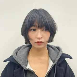 ショート カラー パーマ CANAAN hair salon 表参道店所属・🌿‬ナチュラルヘア /パーマ/蒼真🍃のヘアスタイル