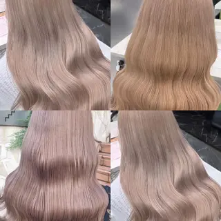 ミディアム カラー ヘアアレンジ メンズ 🌟🍒ハイトーン 韓国ヘア/ユウミのヘアスタイル