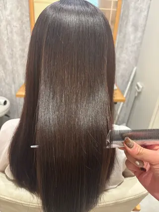 ロング KAEDE💖 縮毛矯正/艶カラーのヘアスタイル