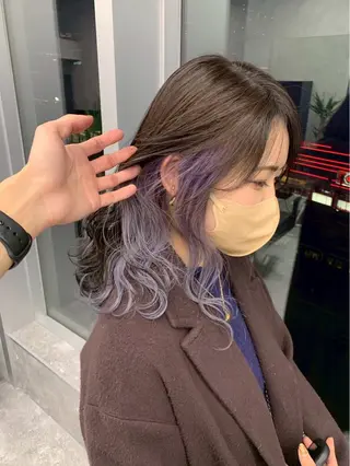 セミロング カラー Ravens 髪質改善のヘアスタイル