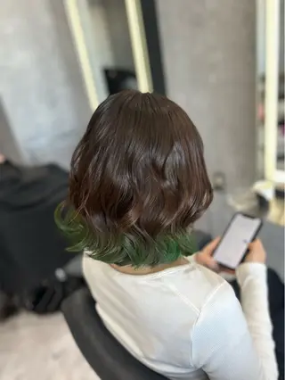 カラー CS made by SHACHU 栄所属・森下 ゆきなのヘアスタイル