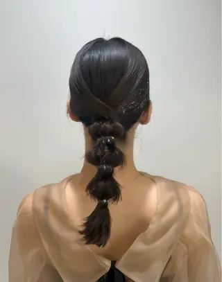 セミロング ブリーチカラー特化 美容師/𝕐𝕌𝕀のヘアスタイル