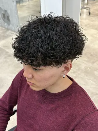 パーマ メンズ fifth 武正 琉生のヘアスタイル