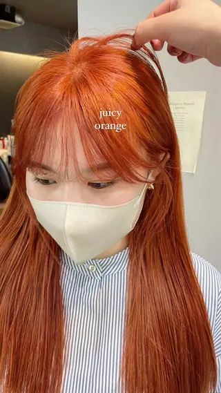 カラー 田代 さつきのヘアスタイル