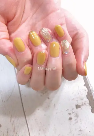 ネイル 北浦和 自爪育成ケアのネイルデザイン