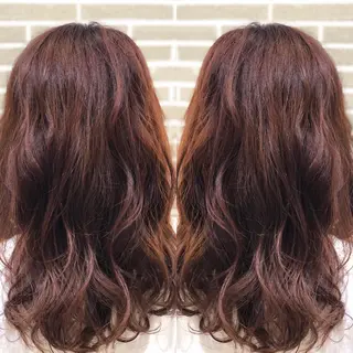 セミロング カラー ヘアアレンジ 山北 咲子のヘアスタイル