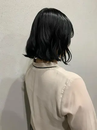 パーマ ボブパーマコテ巻き風 パーマNo1深江秀平のヘアスタイル