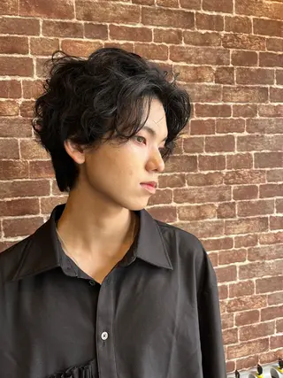 ショート カラー パーマ ヘアアレンジ メンズ キッズ ネイル マツエク・マツパ アイブロウ times salon名駅所属・久木原 ゆりのヘアスタイル