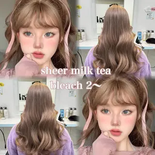 ロング カラー ブリーチカラー 🩵MIZUKIのヘアスタイル