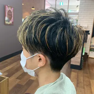 メンズ 岡山 嵐のヘアスタイル