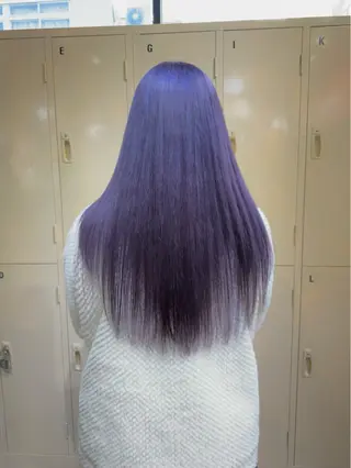 ロング カラー 💎艶ハイトーン💎 はるかのヘアスタイル