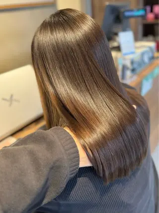 セミロング カラー ［パサつき改善］＊ 髪質改善ケアサロン＊のヘアスタイル