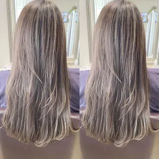 ミディアム カラー grand juteのヘアスタイル